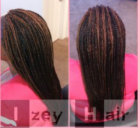 Individual Braids (mid-back length) - Colors 1B and 30