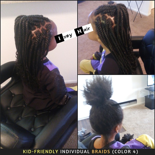 individual braids styles for kids