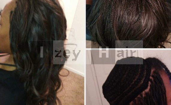 Part Weave and Part Micro-Braids with Brazilian Body Wave Las Vegas Nevada
