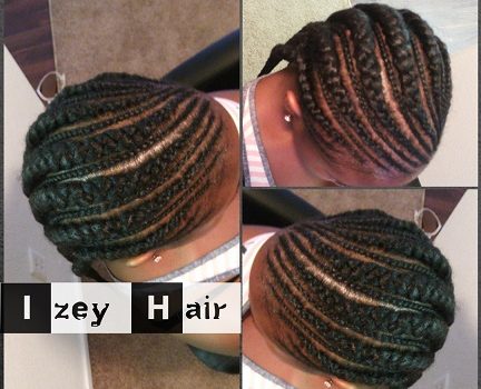 Feedin Cornrows - Color 1B - Izey Hair