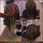 Fire Colored Individual Box Braids - Izey Hair
