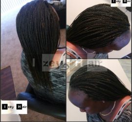 Individual Braids - Colors 1B (off black) and 30 (Auburn)