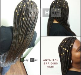 Long Individual Box Braids with Anti-Itch Braiding Hair - Photo of Itch Free Braids by Izey Hair