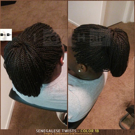 Senegalese Braiding Twists - Color 1B - Simple, Convenient and Professional