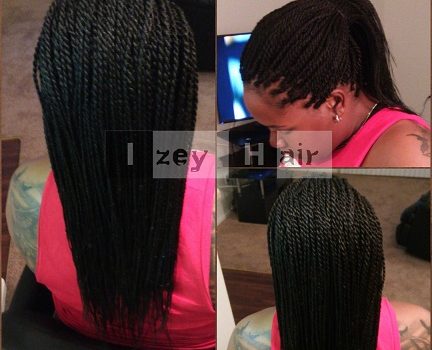 Senegalese Twists - Colors 4 and 1B - Izey Hair