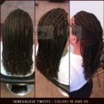 Senegalese twists - Color 1B and 30