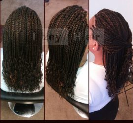 Senegalese twists - Color 1B and 30