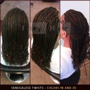Senegalese Twists - Colors 1B and 30