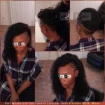 Brazilian Water Wave - Part Sew-in Weave and Part Feed-in Cornrows - Izey Hair