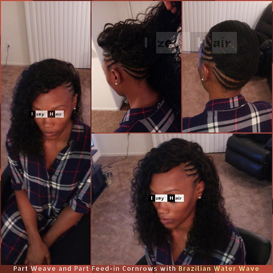 Half Micros and Half Weave - Brazilian Body Wave