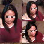 Sew-in Weave with Straightened Brazilian Body Wave and Lace Closure - IzeyHair - Las Vegas, NV