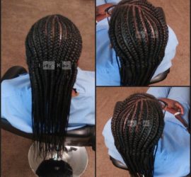 Feed-in Cornrows - 2 Layers - Izey Hair - Las Vegas, NV
