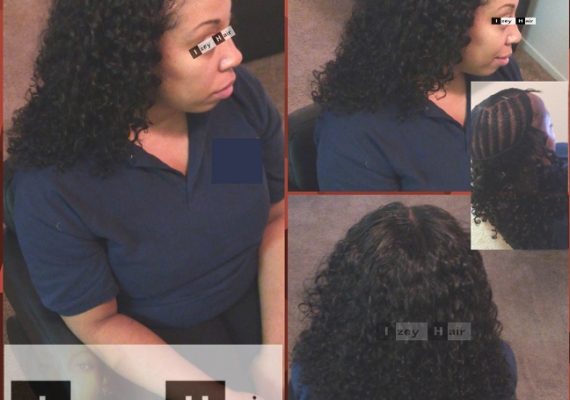 Sew-in Weave Curls (Natural Black Unprocessed Hair) - Izey Hair - Las Vegas Nevada