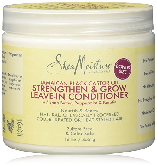  Shea Moisture Jamaican Black Castor Oil Strengthen & Grow Leave-In Conditioner