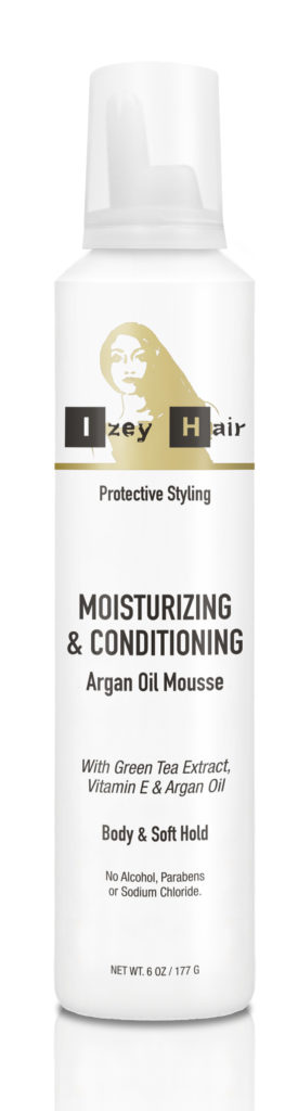 Izey Hair Moisturizing and Conditioning Argan Oil Mousse