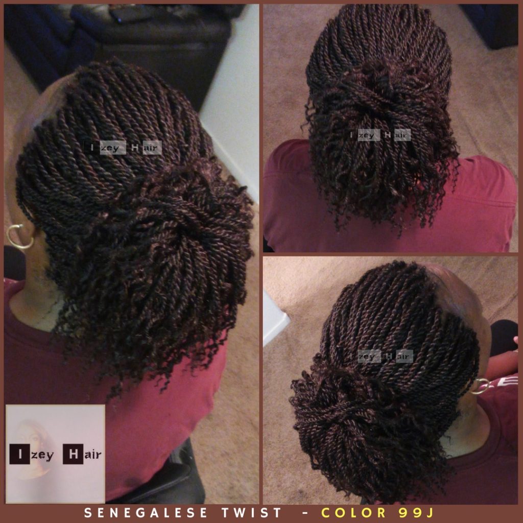 Senegalese Twist - Color 99J - Izey Hair - Las Vegas, NV