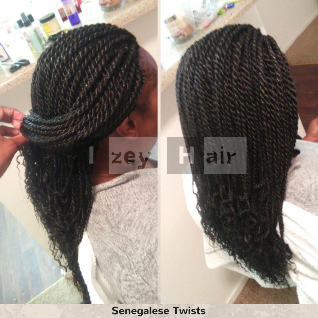 Senegalese Twist with Curled Ends - Xpressions Hair - Izey Hair Las Vegas NV