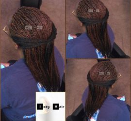 Small Senegalese Twist - Colors 1B & 30 - Izey Hair - Las Vegas, NV