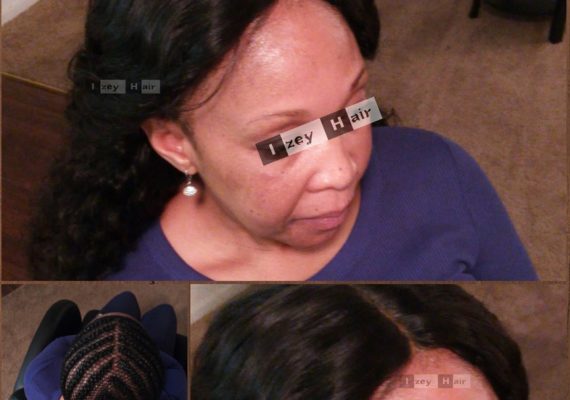 Sew-in Weave with Lace Closure - No Glue - Brazilian Deep Wave