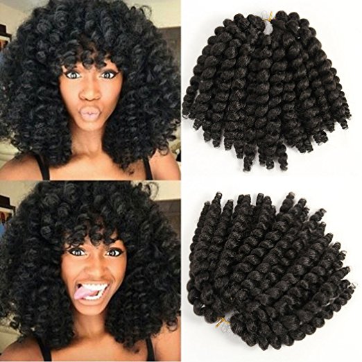 Jamaican Bounce African Havana Mambo Twist Curly Crochet Hair Extensions