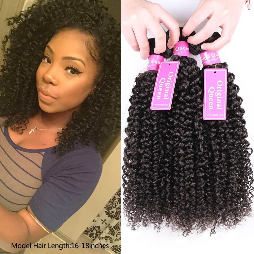 Unprocessed Virgin Brazilian Deep Curly Weave Hair Bundles