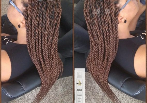 Long Big (Jumbo) Senegalese Twists. Color 30 (Medium Auburn) - Izey Hair - Las Vegas, NV