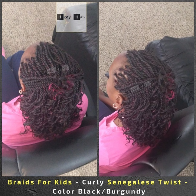 Braids For Kids Kid Braids Curly Senegalese Twist Color