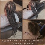 Big and Small Feed-in Cornrows (Feeding Braids) - Izey Hair - Las Vegas, NV