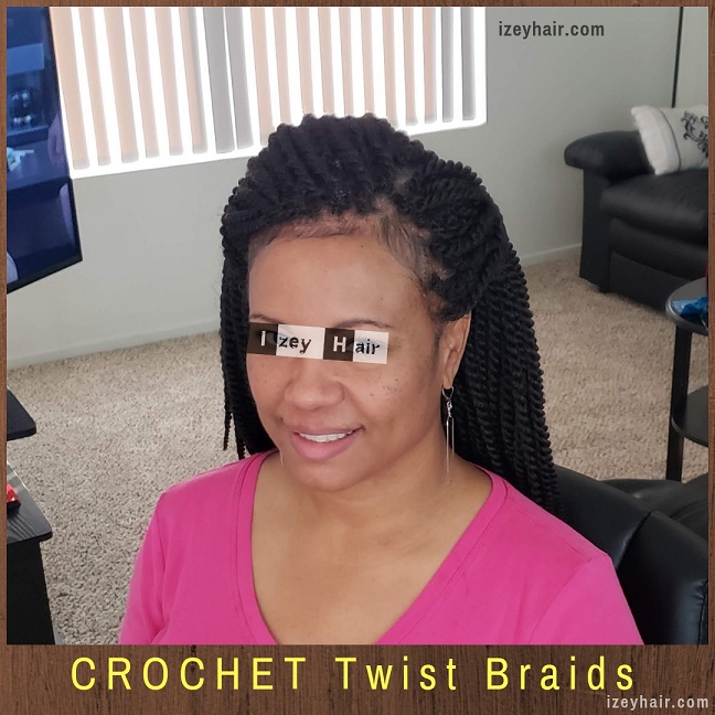 Crochet Braids Twists - Izey Hair - Las Vegas, NV
