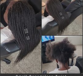 Small Senegalese Twist (Braids for kids) - Izey Hair - Las Vegas, Nevada