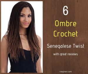 Ombre Crochet Senegalese Twist on Amazon