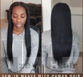 Sew-In Weave with Human Hair - Izey Hair - Las Vegas, NV