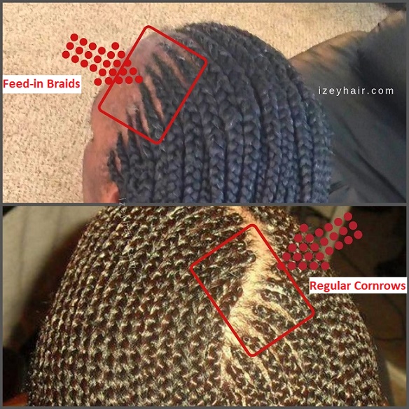 regular vs knotless box braids