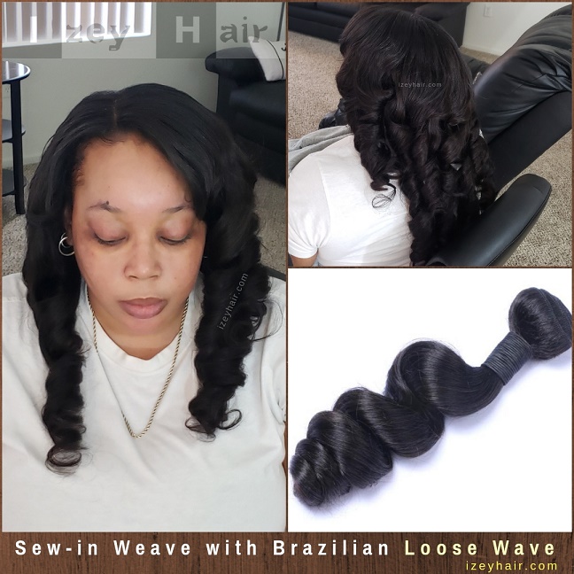 QWB Loose Wave 13x4 Inch Dark Brown Lace Frontal Brazilian Virgin Hair –  Queen Weave Beauty