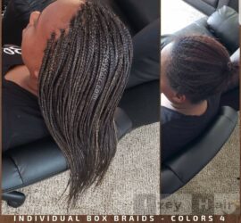 Individual Braids - Small Box Braids - Colors 4 and 25