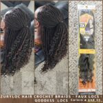 ZuryLoc Hair Crochet Braids - Faux Locs - GODDESS LOCS - Colors 4 and 33 - Las Vegas, NV