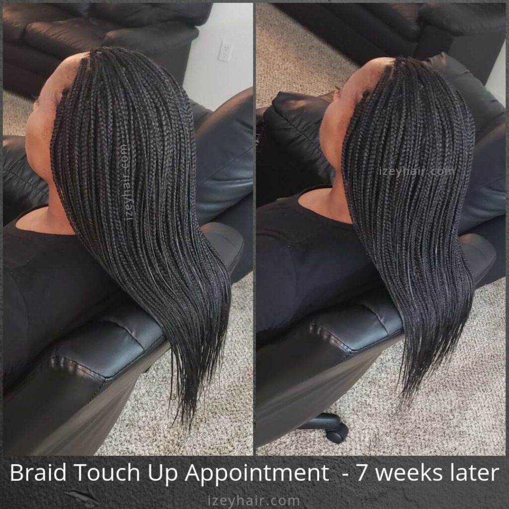 Braid Touch Up Appointment - 7 weeks later