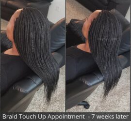 Braid Touch Up Appointment - 7 weeks later