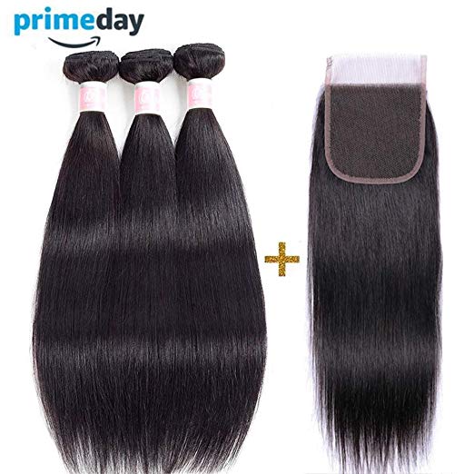 Brazilian Straight Hair With Closure