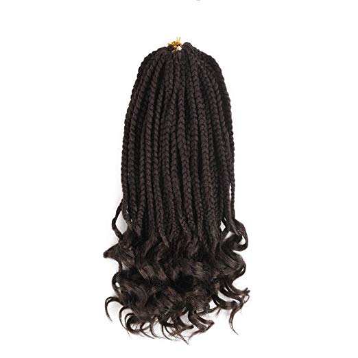 Color 4 -  Crochet Box Braids With Curly Ends