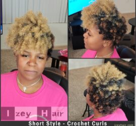 Jamaican Bounce Crochet Hair - Short Jumpy Wand Curl