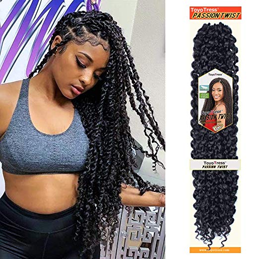 6 Passion Twist Crochet/Braiding Hair With Good Reviews ...