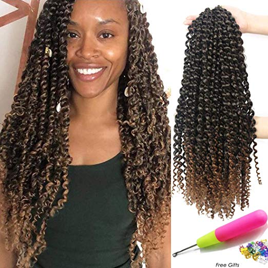 Pre-Looped Passion Twist Hair (Color 30 - 18 inch - 6 packs)