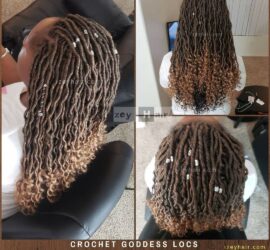 Ombre Crochet Goddess Faux Locs