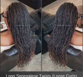 Long Senegelese Twists - Loose Curls
