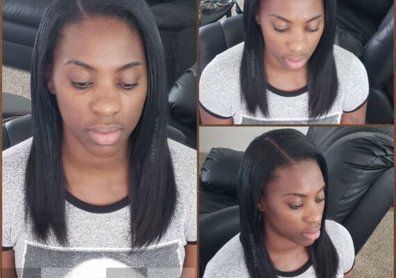 Natural-Looking Sew-in Weave Natural Black