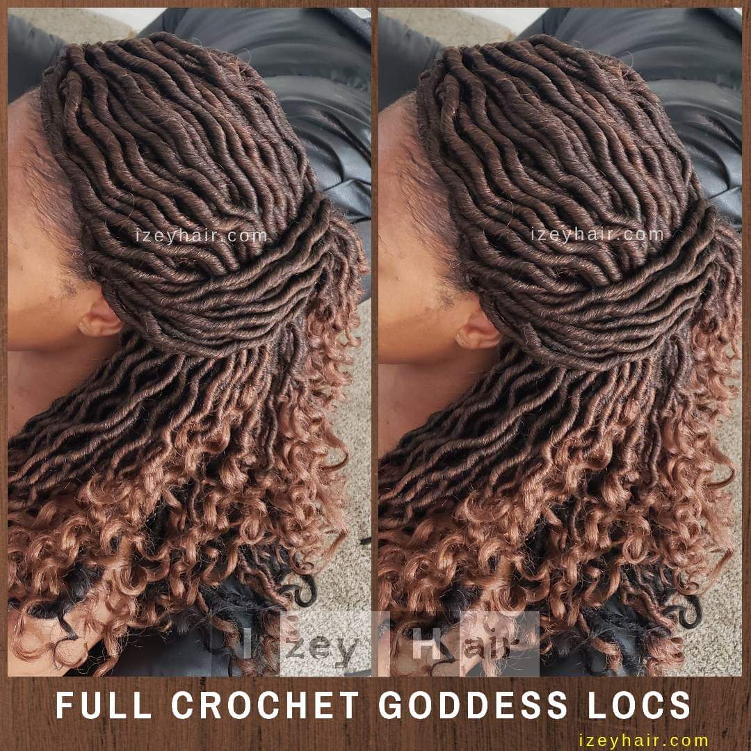 Full Crochet Braids - Goddess Locs