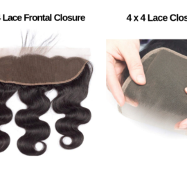 Difference Between a Regular Closure (4×4) and Lace Frontal Closure (13×4)