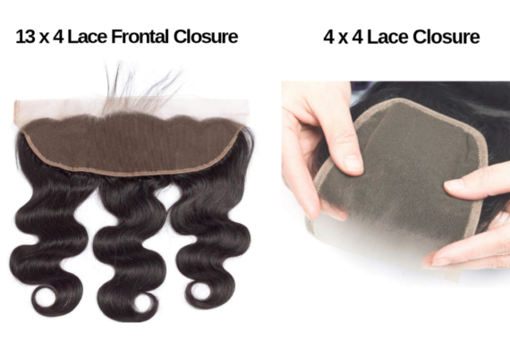 Difference Between a Regular Closure (4×4) and Lace Frontal Closure (13×4)