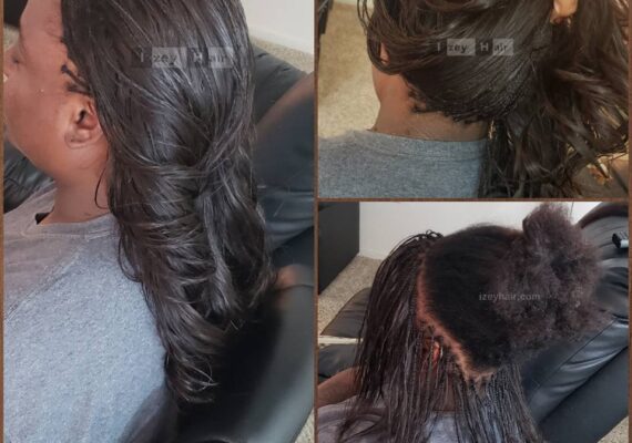 Weave and Micrbraids with 100% Human Hair